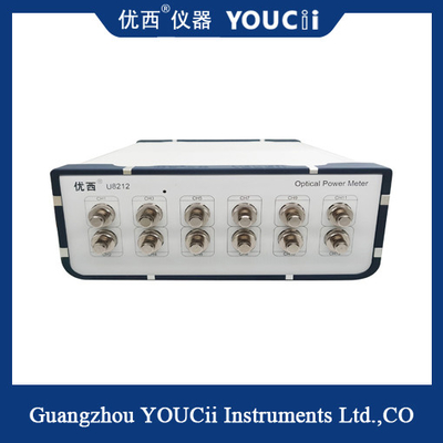เครื่องวัดกำลังออปติคัลความเร็วสูงหลายช่องสัญญาณ +10 ~ -65dBm