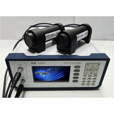 เครื่องวัดพลังงานแสงแบบ Double Channel +25 ~ -50dBm หรือ +10 ~ -65dBm Power Range