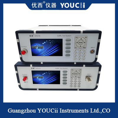 เครื่องมือวัดการสูญเสียการแทรกคืนการสูญเสียการแทรก Double Quad Light Source