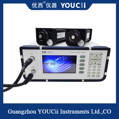 Double Channel Benchtop Optical Power Meter เครื่องตรวจจับความแม่นยำสูง