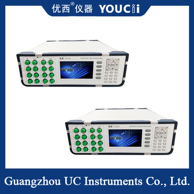 เครื่องปรับแสงหลายช่อง 8 ช่อง พร้อมหน้าจอ 0 ~ 35dB