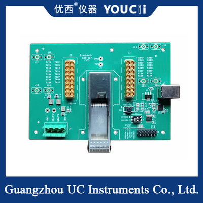 400G PAM4 Active Module Performance Evaluation Test Board ในแพคเกจ QSFPDD การทดสอบการประเมินผลการทํางานของโมดูล