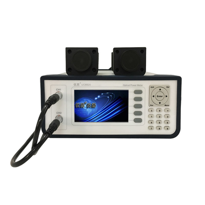 เครื่องวัดพลังงานแหล่งกำเนิดแสงเลเซอร์แบบสองช่องสัญญาณ 1200nm ถึง 1610nm