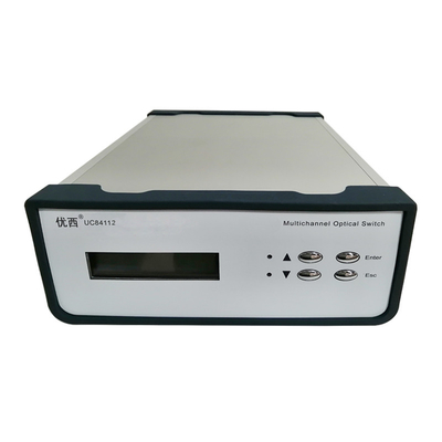 1x8 โพลาไรซ์ไฟเบอร์ออปติกสวิตช์ AC 220V 288mm × 260mm × 117mm