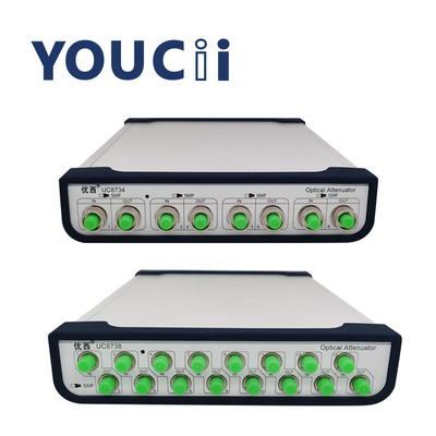 4Ch 8CH Variable Optical Attenuator ช่วงการลดทอน 0~45dB
