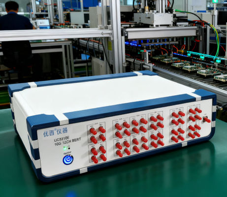 เครื่องทดสอบปานกลาง 12 ช่อง Bit Error Rate Tester ครอบคลุมอัตราเต็มจาก 622M ถึง 15G
