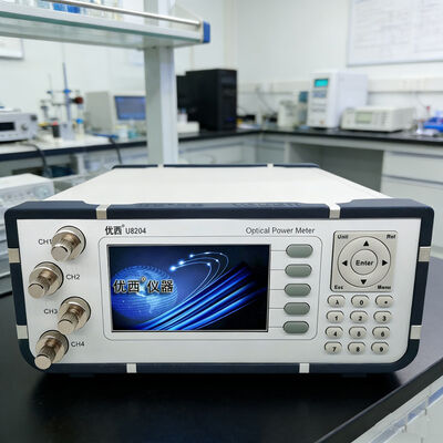 เครื่องวัดพลังงานทางแสงสี่ช่อง พร้อมอินเตอร์เฟซข้อมูล USB และ RS232