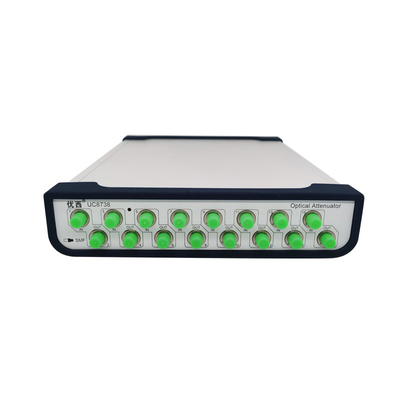 8 Channel VOA Variable Optical Attenuator 1310/1550 /1610 นาโนเมตร